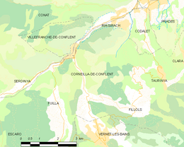 Corneilla-de-Conflent - Localizazion