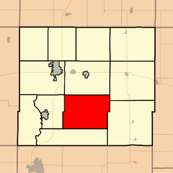Location in Allen County