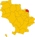 Collocatio finium municipii in Provincia Grossetana.