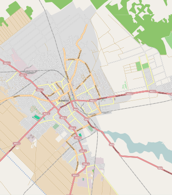 Lokacijska karta Subotice