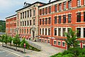 Schule und Turnhalle (Gymnasium Markneukirchen, ehemalige Bürgerschule Markneukirchen)