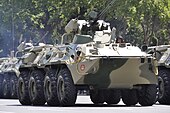 Military parade in Baku on an Army Day