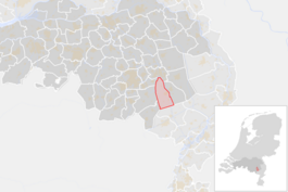 Locatie van de gemeente Someren (gemeentegrenzen CBS 2016)