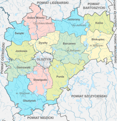 Plan powiatu olsztyńskiego