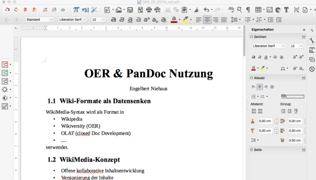 PanDoc LibreOffice