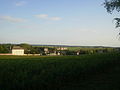 Point de vue du côté sud du village depuis le calvaire du Clos des Corvées.