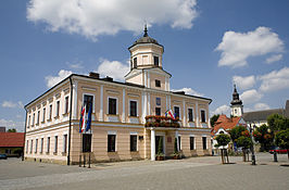 stadhuis en marktplein