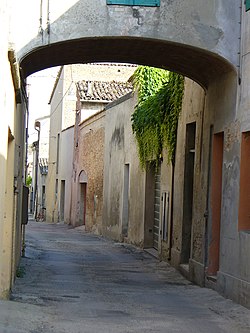 Scorcio di vicolo Farini in centro storico