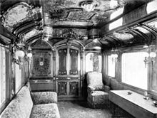 Saloon No. 1 of Kaiser Wilhelm II., 1890s Salonwagen Kaiser Wilhelm II ZfB.jpg