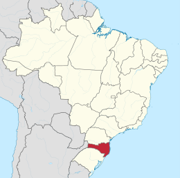 Republica Juliana, Repùblica Catarinense - Localizzazione