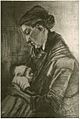 Sien zoogt de baby, tekening, 1882, privécollectie (F1064)