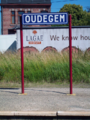 Naambord station Oudegem