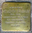 Stolperstein für Menachem Birnbaum