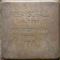 Stolperstein für Rosa Schall (Cardinalstraße 9)