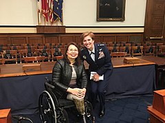 Tammy Duckworth and Lori Robinson