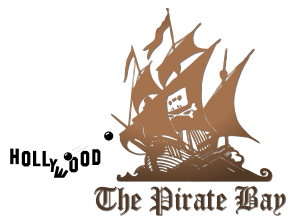Logo shown on The Pirate Bay homepage after th...
