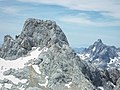 Torrecerredo, con 2.648 m é o monte máis alto da Cordilleira Cantábrica.