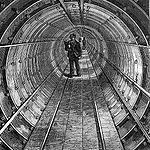 Interior of the Tower Subway. From the Illustrated London News, 1870