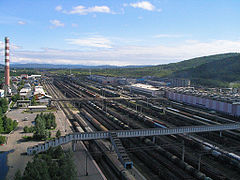 Estación de ferrocarril.