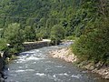 Rieka Terešva pretekajúca mestom Usť-Čorna