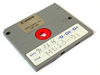 Video Floppy Disk from Canon.