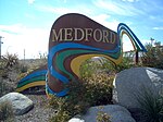 Welcome to Medford entrance sign