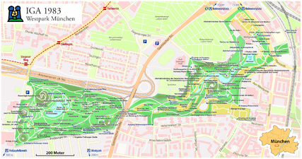 154: Der Westpark in München zur IGA 1983