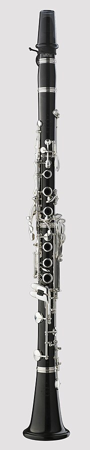 Reform Boehm clarinet with 19 keys and 7 rings, developed c. 1949 by Fritz Wurlitzer.