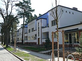 Дома архитектора Бруно Таута, поселение Дяди Тома (1926–1931): Wilskistraße, Берлин (фото 2013 года)