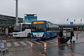 Buses de Finnair y 615 en aeroport