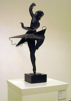 La gran bailarina, de Pablo Gargallo, comienzos del siglo XX.