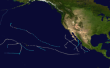Сводная карта сезона ураганов в Тихом океане 1957 года.png