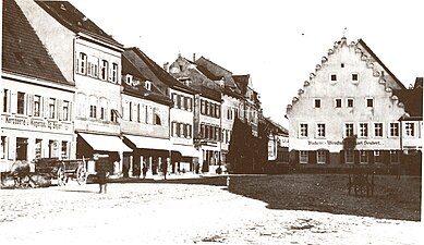 Kornmarkt Südseite um 1900
