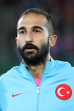 Volkan Babacan a Török válogatott színeiben 2016-ban