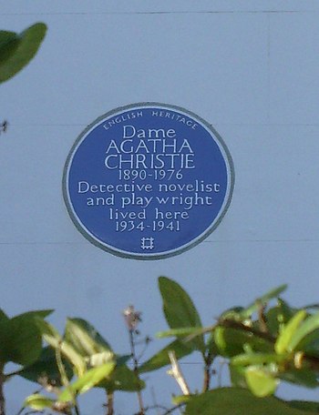 English: Agatha Christie blue plague. No.58 Sh...
