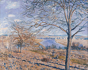 Alfred Sisley : Rives du Loing, effets d'automne (1881)