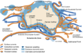 Морські течії навколо Австралії (англ.)