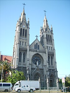 Nuestra Señora del Perpetuo Socorro, a Neo-Gothic Basilic in Santiago of Chile.