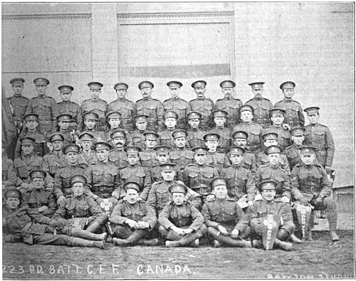 BOHEMIAN DETACHMENT, 223RD. BATT. C. E. F. CANADA