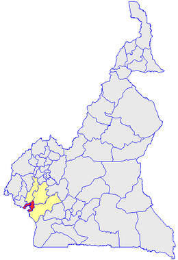 Department location in Cameroon