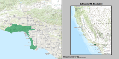 Калифорния, округ Конгресса США 33 (с 2013 г.) .tif