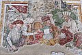 Kristus priešais Kajafą, freska Visų Šventųjų bažnyčioje Ospedalete
