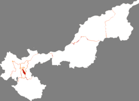 Localisation de Qiánjìn Qū