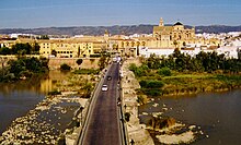 Imagen del Puente Romano de Córdoba en 1999