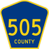 County Route 505 signo