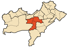 Distretto di Es Senia – Mappa