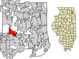 Localisation de Warrenville