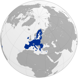 Stati Uniti d'Europa - Mappa