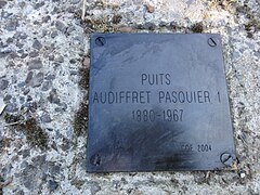Puits Audiffret-Pasquier no 1, 1880 - 1967.