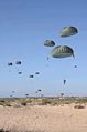 Paratroopers rain down over southern Israel in March 2012